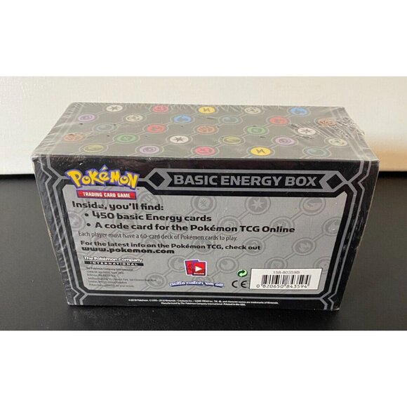 New/SEALED Pokemon TCG 2018 Basic Energy Box 450ct XY Era Energies - Picture 2 of 4